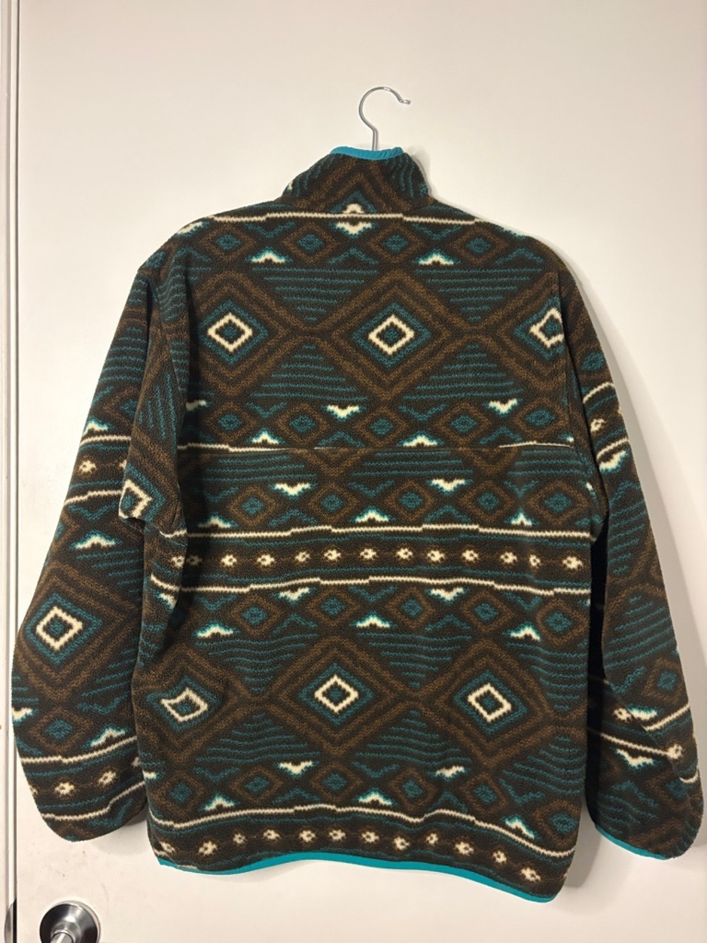 PATAGONIA SYNCHILLA PULLOVER MENS SIZE M SNAP T FLEECE ABSTRACT AZTEC 2013!! - Picture 4 of 7
